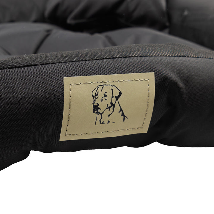 Cama para mascotas GreenBlue, negra, rectangular, dimensiones exteriores: 75 x 65 cm, interiores: 60 x 50 cm GB241 BL