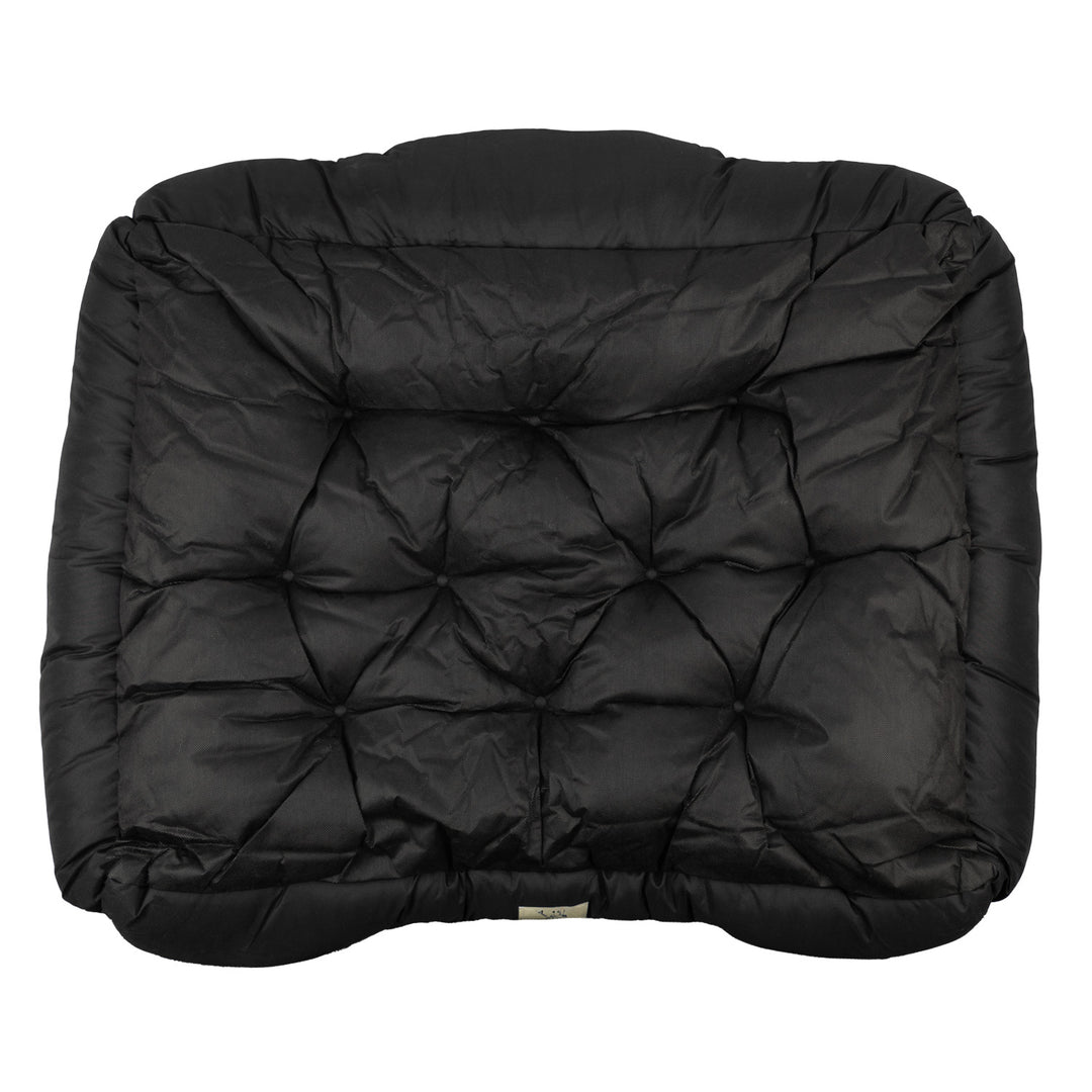 Cama para mascotas GreenBlue, negra, rectangular, dimensiones exteriores: 115 x 95 cm, interiores: 100 x 80 cm GB240 BL