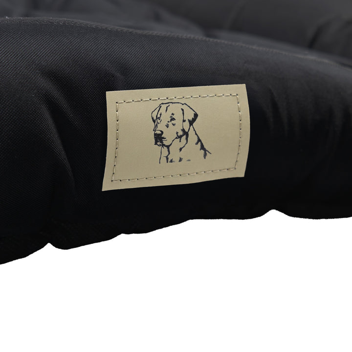 Cama para mascotas GreenBlue, negra, rectangular, dimensiones exteriores: 115 x 95 cm, interiores: 100 x 80 cm GB240 BL
