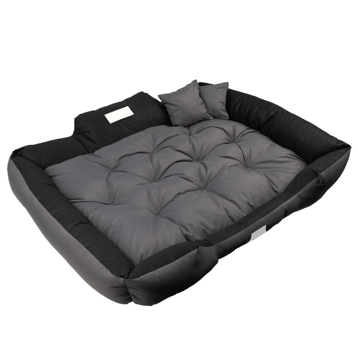 Cama para mascotas GreenBlue, gris oscuro, rectangular, dimensiones exteriores: 115 x 95 cm, interiores: 100 x 80 cm GB240 GR
