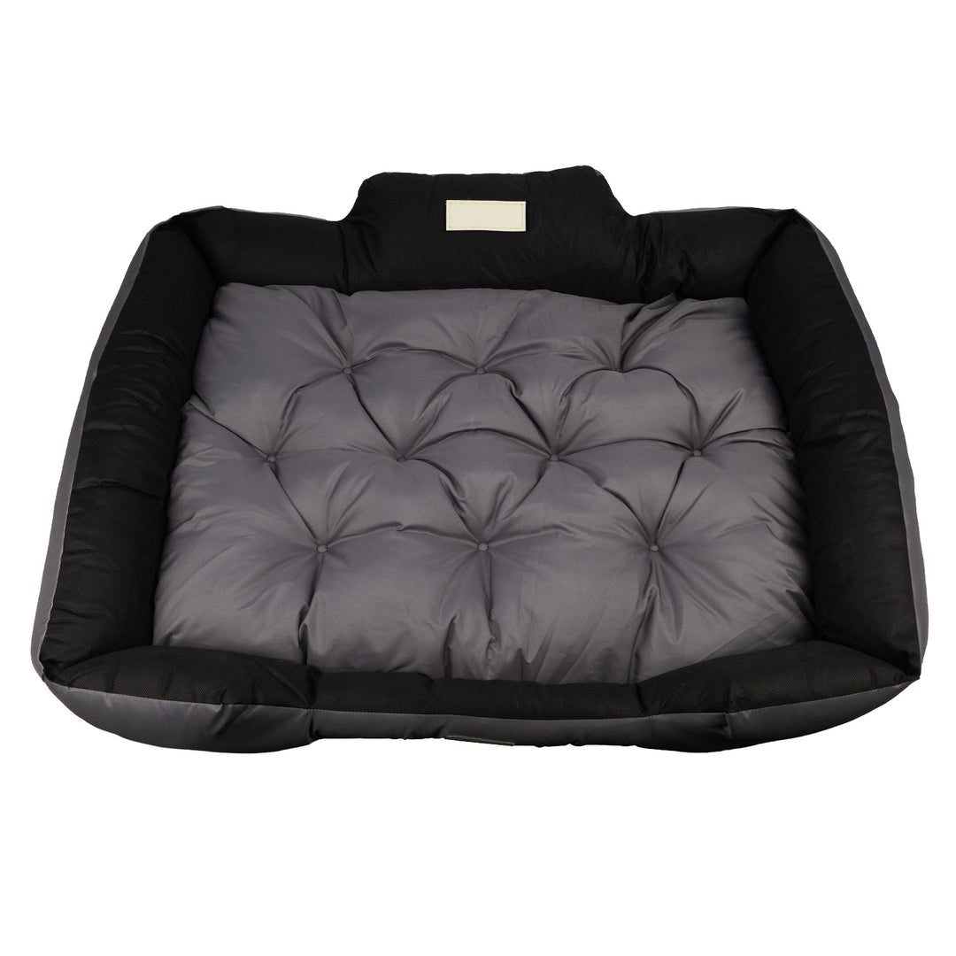 Cama para mascotas GreenBlue, gris oscuro, rectangular, dimensiones exteriores: 115 x 95 cm, interiores: 100 x 80 cm GB240 GR