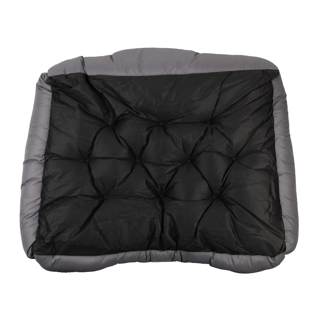 Cama para mascotas GreenBlue, gris oscuro, rectangular, dimensiones exteriores: 115 x 95 cm, interiores: 100 x 80 cm GB240 GR