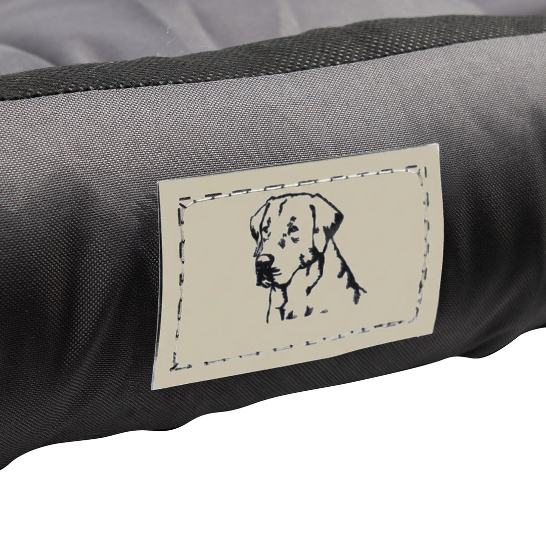 Cama para mascotas GreenBlue, gris oscuro, rectangular, dimensiones exteriores: 115 x 95 cm, interiores: 100 x 80 cm GB240 GR