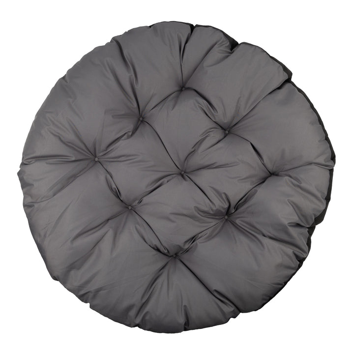 Cojín GreenBlue, gris, de jardín, con diseño de nido de cigüeña, 110 cm, GB243 GR