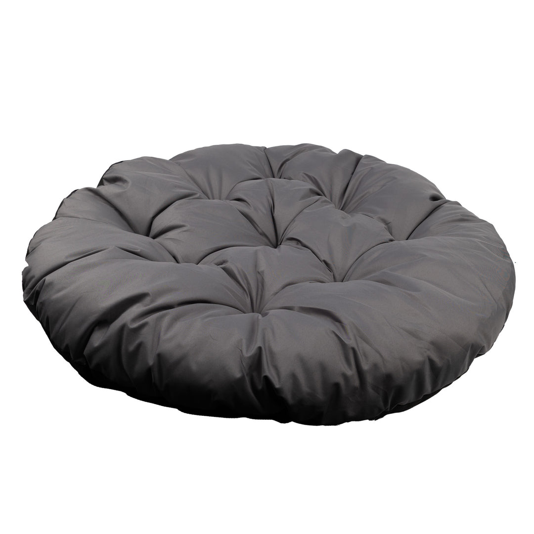 Cojín GreenBlue, gris, de jardín, con diseño de nido de cigüeña, 110 cm, GB243 GR