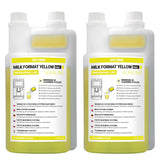 Limpiador para el sistema de leche, 2 x 1 l, Coffee Format MILK FORMAT YELLOW PRO