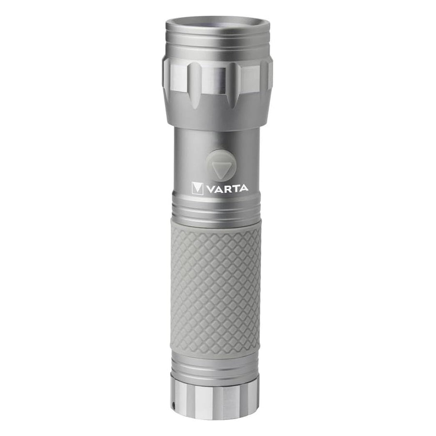 Linterna manual LED UV 15638 de aluminio, longitud de onda UV de 395-400 nm, tecnología Multi LED + pilas Varta incluidas