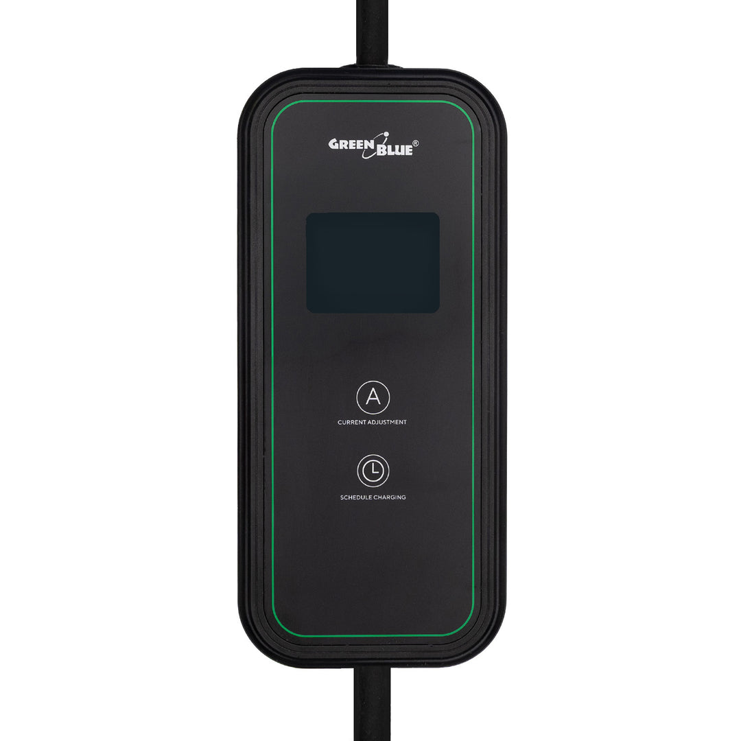 Cargador para vehículos eléctricos (EV) y híbridos enchufados (PHEV) GreenBlue, portátil, tipo 2, longitud del cable: 6,8 m, IP65, 11 kW, 220-380 V CA, 50/60 Hz, 16 A, trifásico, GB1100