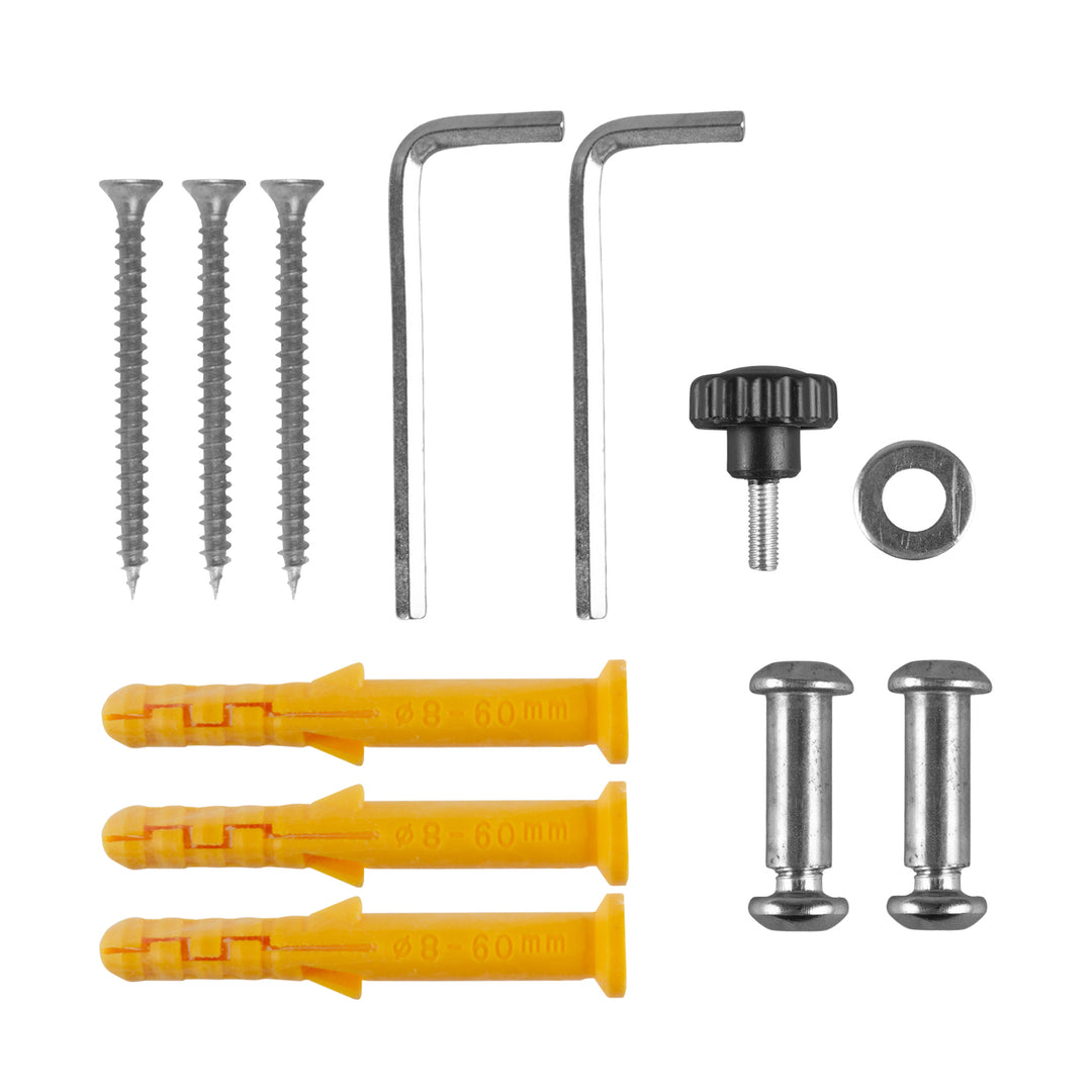 Soporte de pared para bicicletas Maclean, acero, carga máxima de 30 kg, MC-449, 2 unidades