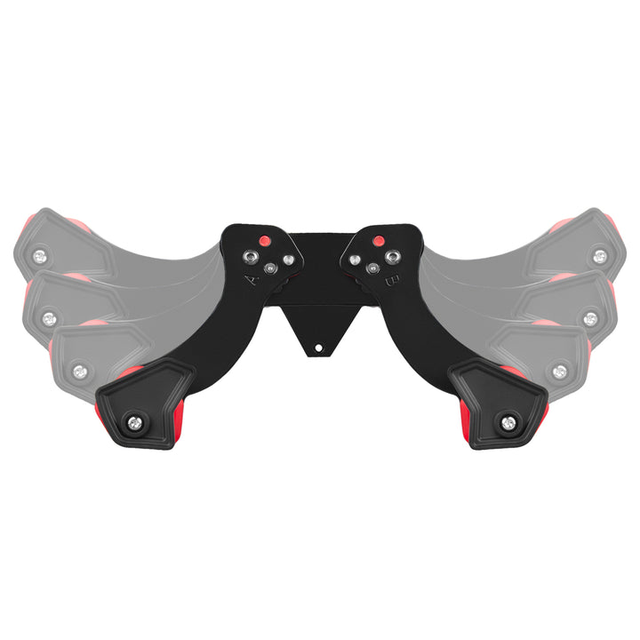 Soporte de pared para bicicletas Maclean, acero, carga máxima de 30 kg, MC-449, 3 unidades