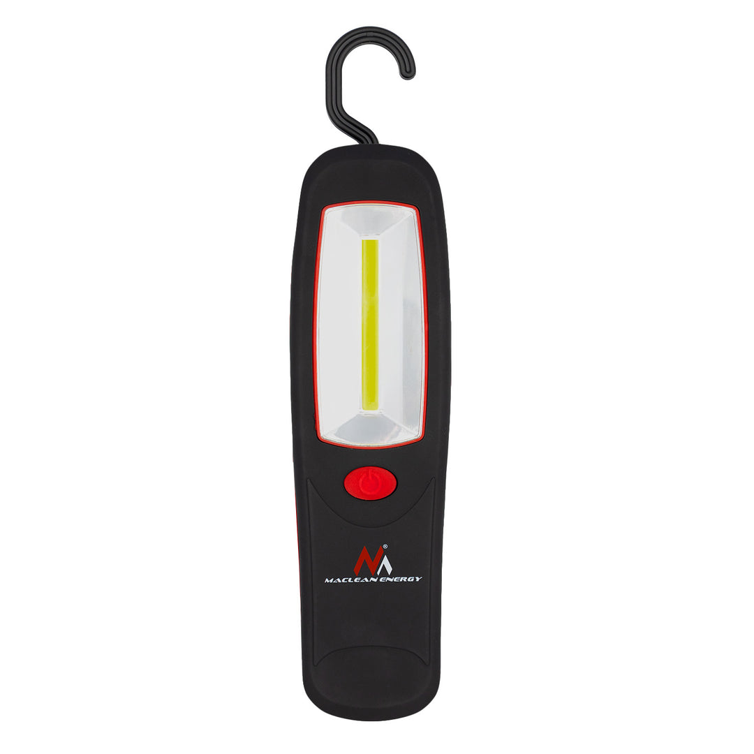 2 lámparas de taller COB LED Maclean, imán, gancho, MCE03 + 6 pilas R-06 R06 AA LR06 de 1,5 V VARTA Longlife Power