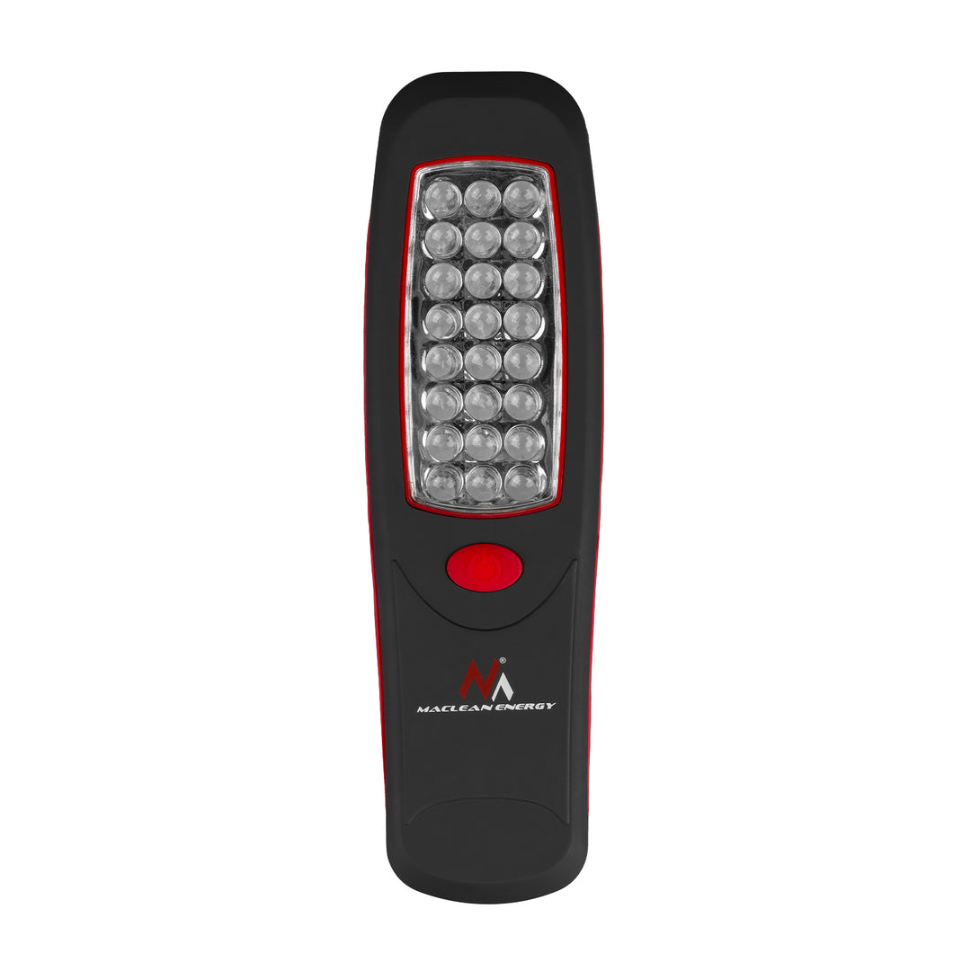 2 lámparas de taller Maclean de 24 LED, imán, gancho, MCE03 + 6 pilas R-06, R06, AA, LR06 de 1,5 V VARTA Longlife Power