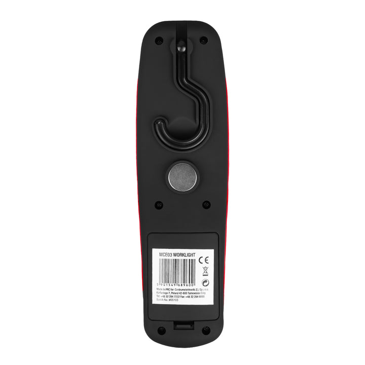 2 lámparas de taller Maclean de 24 LED, imán, gancho, MCE03 + 6 pilas R-06, R06, AA, LR06 de 1,5 V VARTA Longlife Power