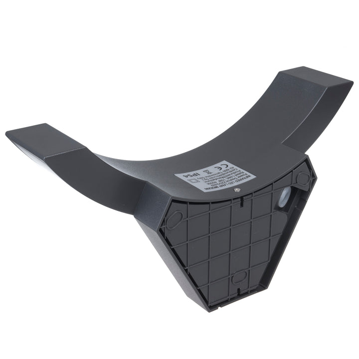 Lámpara LED con sensor de movimiento Maclean, sensor de movimiento por infrarrojos, color gris, 10 W, IP54, 800 lm, MCE290 GR, 4 unidades