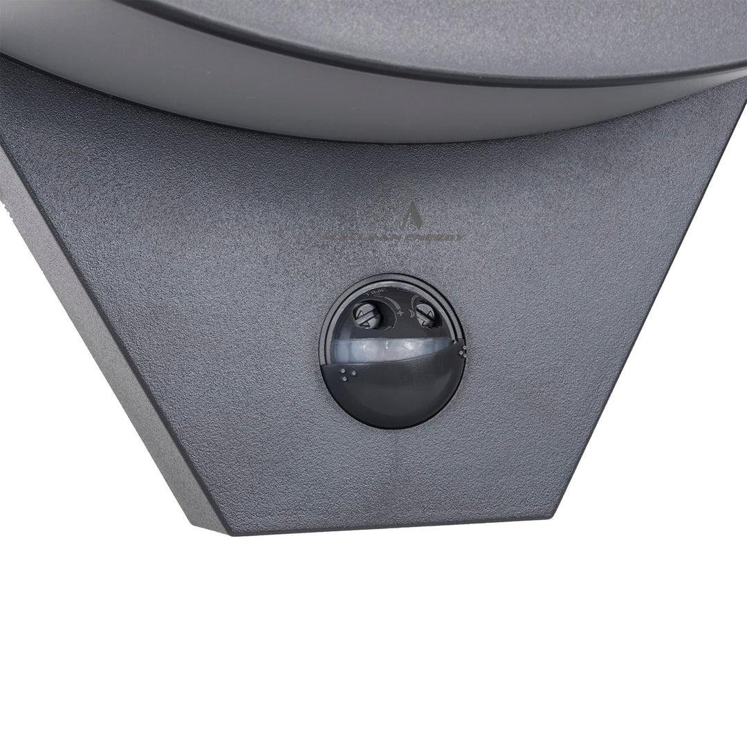 Lámpara LED con sensor de movimiento Maclean, sensor de movimiento por infrarrojos, color gris, 10 W, IP54, 800 lm, MCE290 GR, 4 unidades