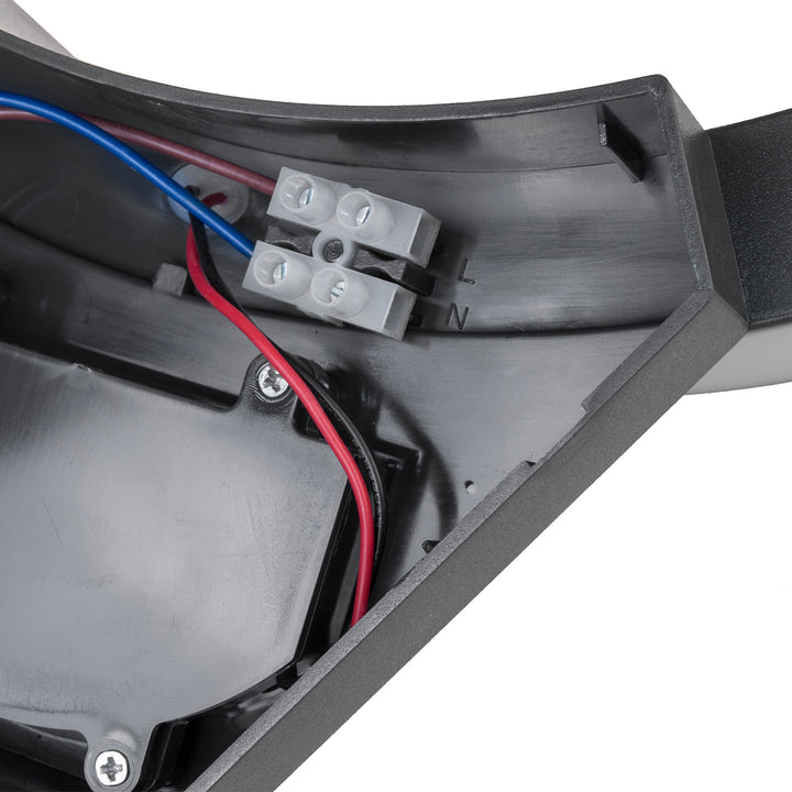 Lámpara LED con sensor de movimiento Maclean, sensor de movimiento por infrarrojos, color gris, 10 W, IP54, 800 lm, MCE290 GR, 4 unidades