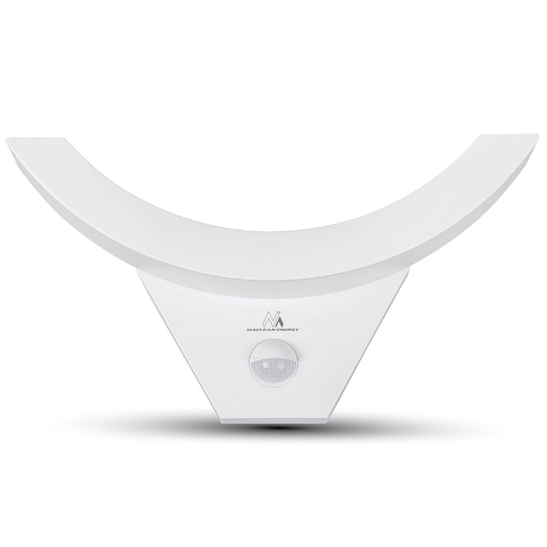 Lámpara LED con sensor de movimiento Maclean, sensor PIR, color blanco, 10 W, IP54, 800 lm, MCE290 W, 2 unidades