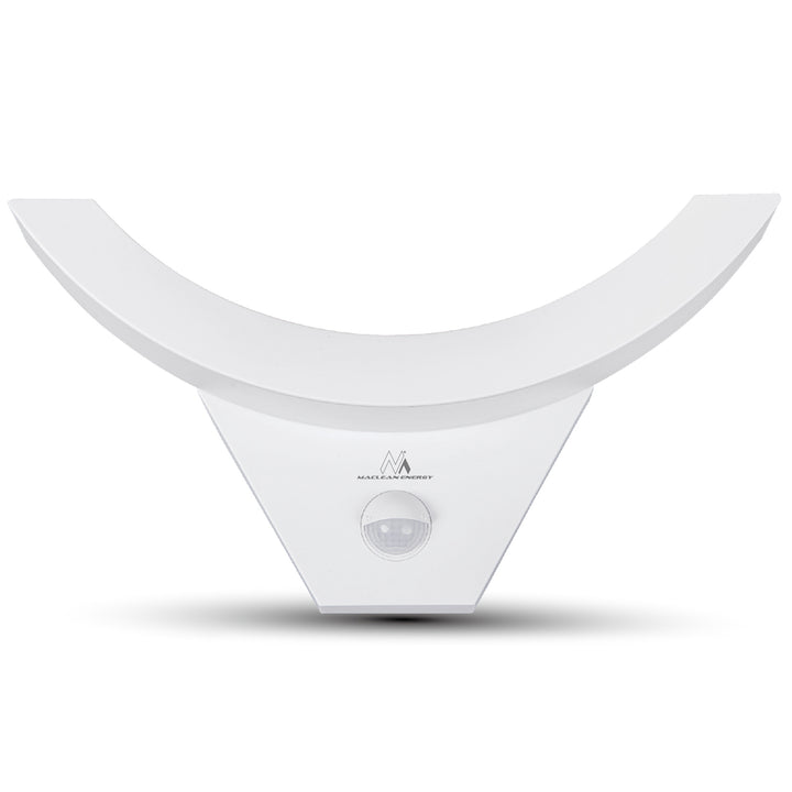 Lámpara LED con sensor de movimiento Maclean, sensor PIR, color blanco, 10 W, IP54, 800 lm, MCE290 W, 2 unidades