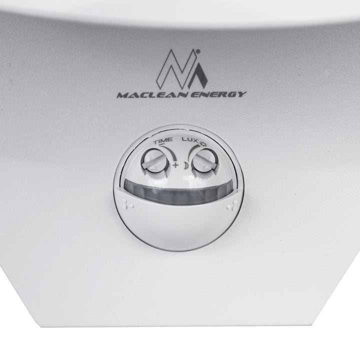 Lámpara LED con sensor de movimiento Maclean, sensor PIR, color blanco, 10 W, IP54, 800 lm, MCE290 W, 2 unidades