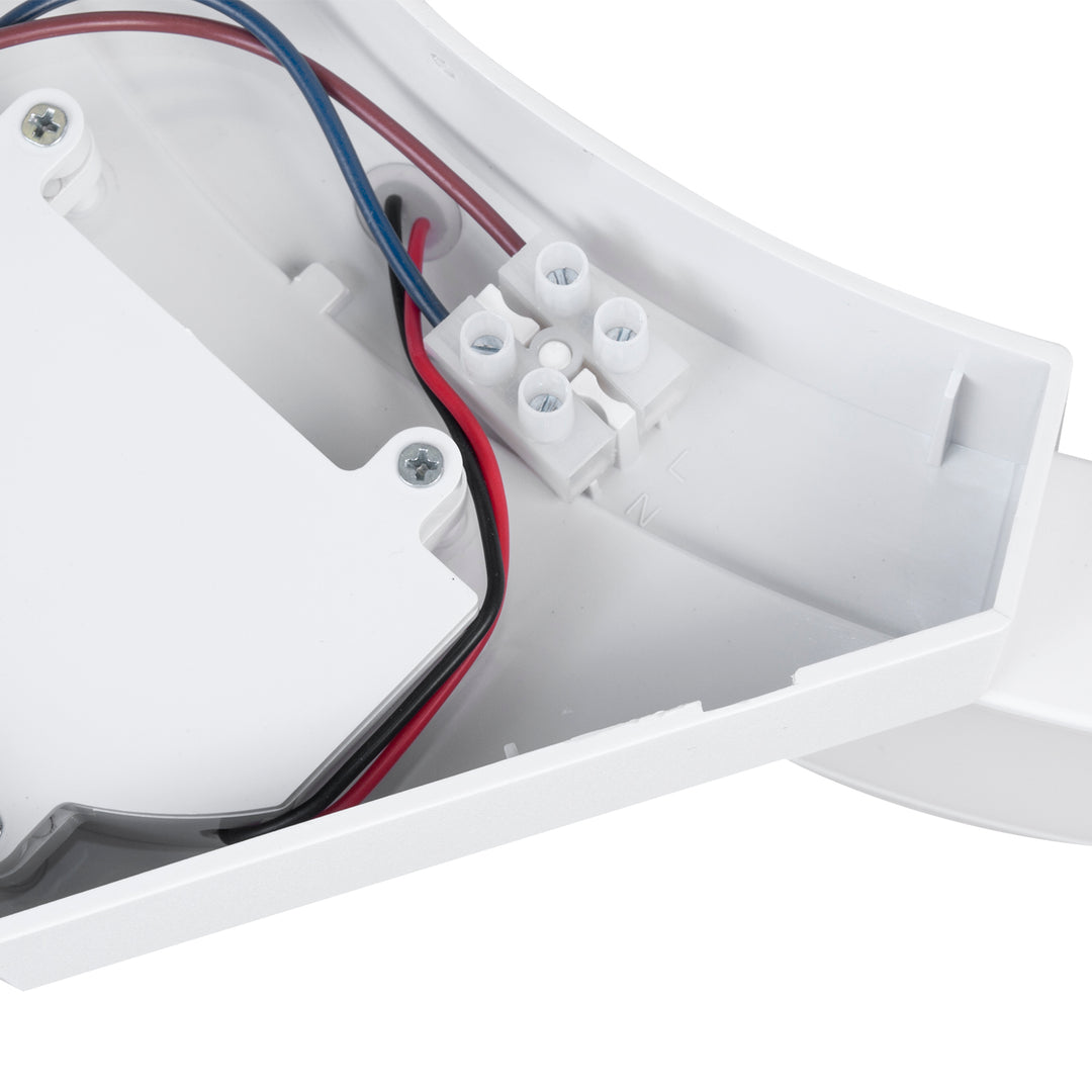 Lámpara LED con sensor de movimiento Maclean, sensor PIR, color blanco, 10 W, IP54, 800 lm, MCE290 W, 4 unidades