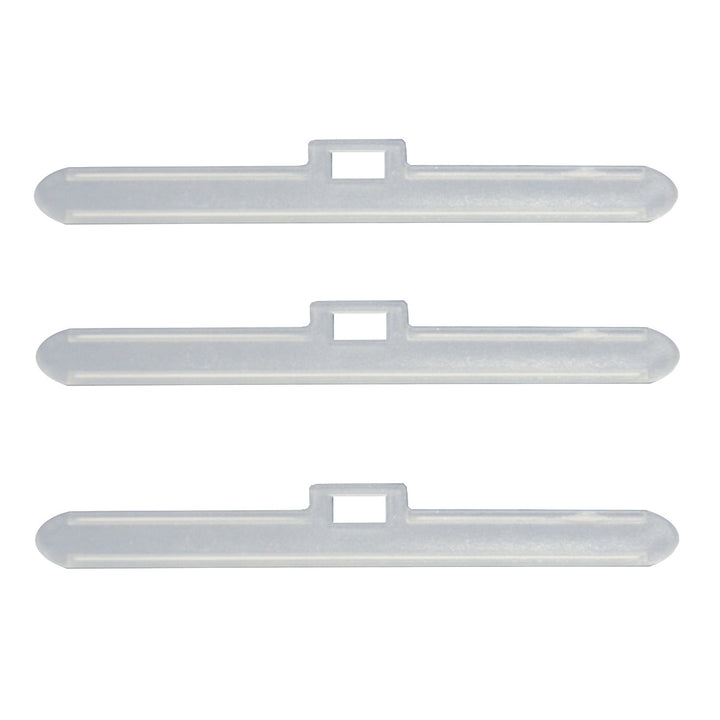 Soporte superior para lamas de 127 mm de persianas verticales, 100 unidades