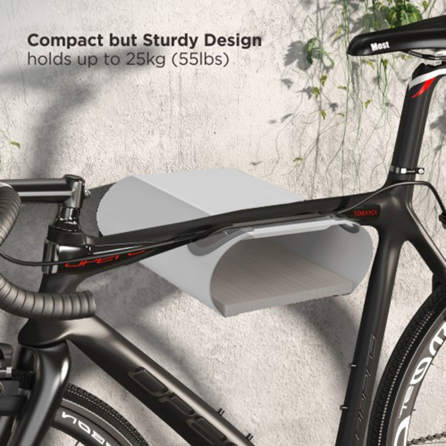 Soporte de pared para bicicletas Maclean, 25 kg máx., MC-466, 2 unidades