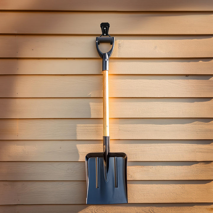 Soporte / colgador de pared para garaje Maclean, para neumáticos, herramientas de jardinería, escaleras, mangueras de jardín, máx. 35 kg, MC-439, 2 unidades