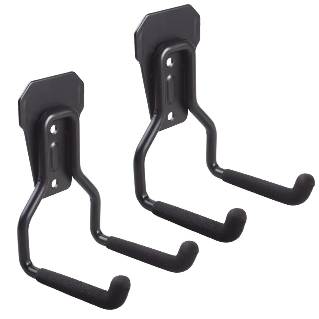 Soporte / colgador de pared para garaje Maclean, para neumáticos, herramientas de jardinería, escaleras, mangueras de jardín, máx. 35 kg, MC-439, 2 unidades