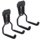 Soporte / colgador de pared para garaje Maclean, para neumáticos, herramientas de jardinería, escaleras, mangueras de jardín, máx. 35 kg, MC-439, 2 unidades