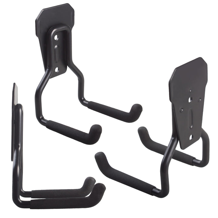 Soporte / colgador de pared para garaje Maclean, para neumáticos, herramientas de jardinería, escaleras, mangueras de jardín, máx. 35 kg, MC-439, 3 unidades