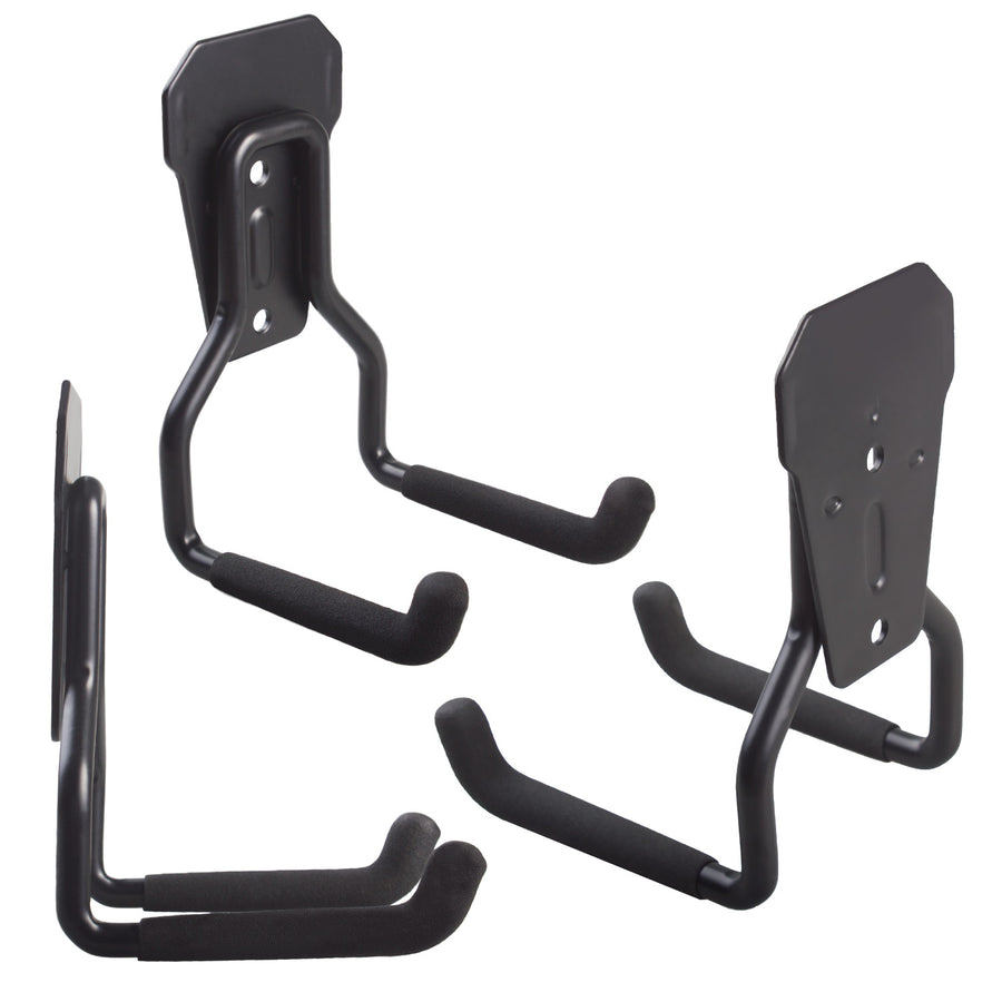 Soporte / colgador de pared para garaje Maclean, para neumáticos, herramientas de jardinería, escaleras, mangueras de jardín, máx. 35 kg, MC-439, 3 unidades