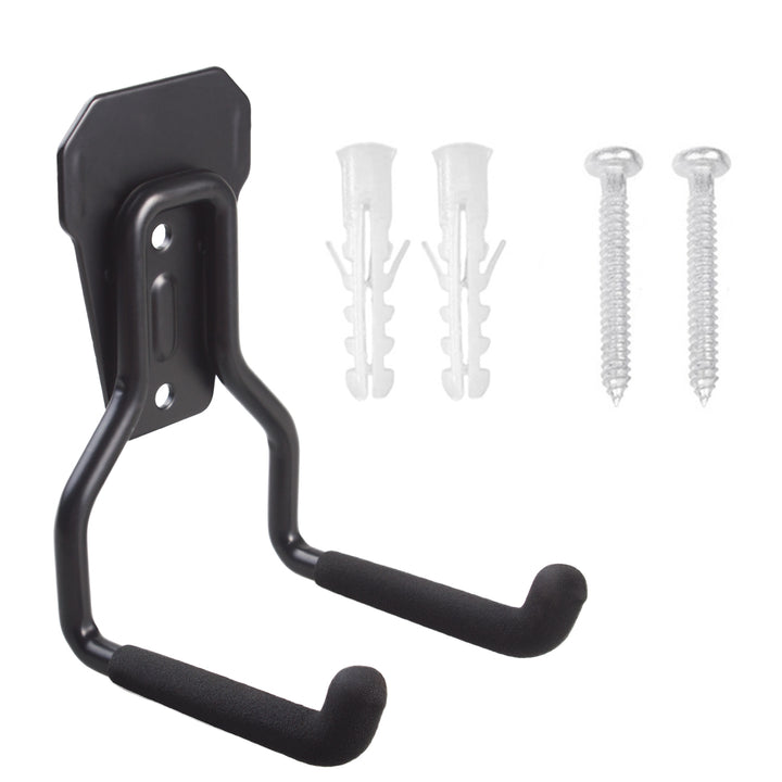 Soporte / colgador de pared para garaje Maclean, para neumáticos, herramientas de jardinería, escaleras, mangueras de jardín, máx. 35 kg, MC-439, 4 unidades