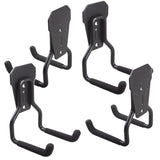 Soporte / colgador de pared para garaje Maclean, para neumáticos, herramientas de jardinería, escaleras, mangueras de jardín, máx. 35 kg, MC-439, 4 unidades