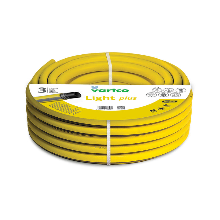 Manguera de jardín Vartco, de 4 capas, flexible, diámetro de 1", longitud de 30 m, Light Plus