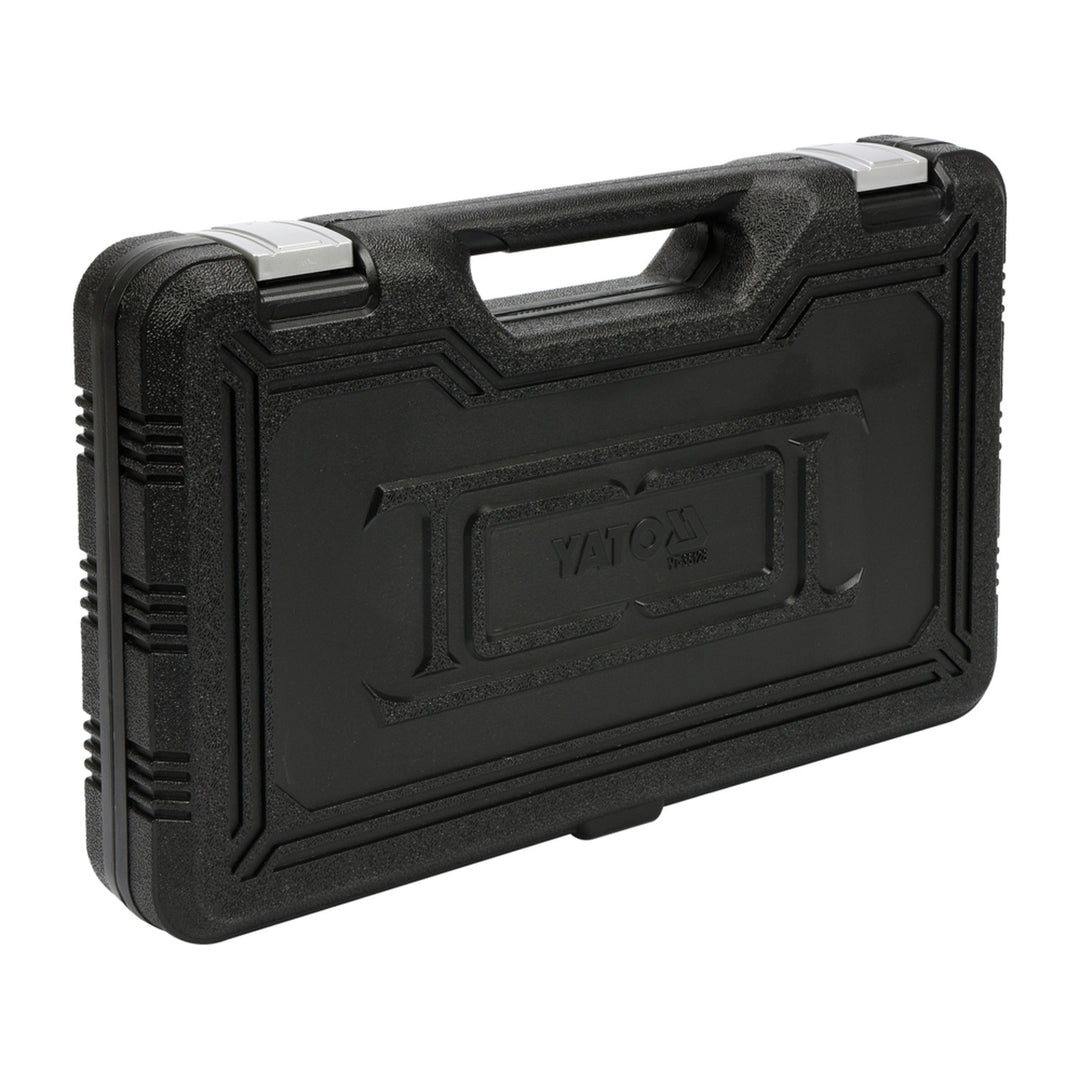 Remachadora manual Yato, para remaches de tuerca de M3 a M12, mango antideslizante, cabezales fabricados en acero CrMo de alta resistencia, YT-36128