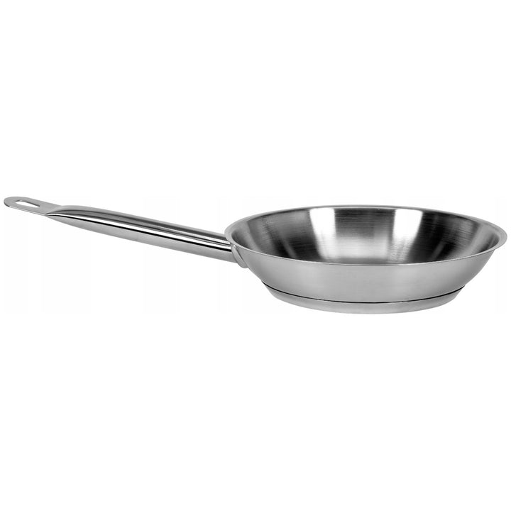 Sartén profesional para hostelería Yato Gastro, apta para todo tipo de cocinas, de acero inoxidable, diámetro de 20 cm, capacidad de 1,3 l, apta para lavavajillas, YG-00100