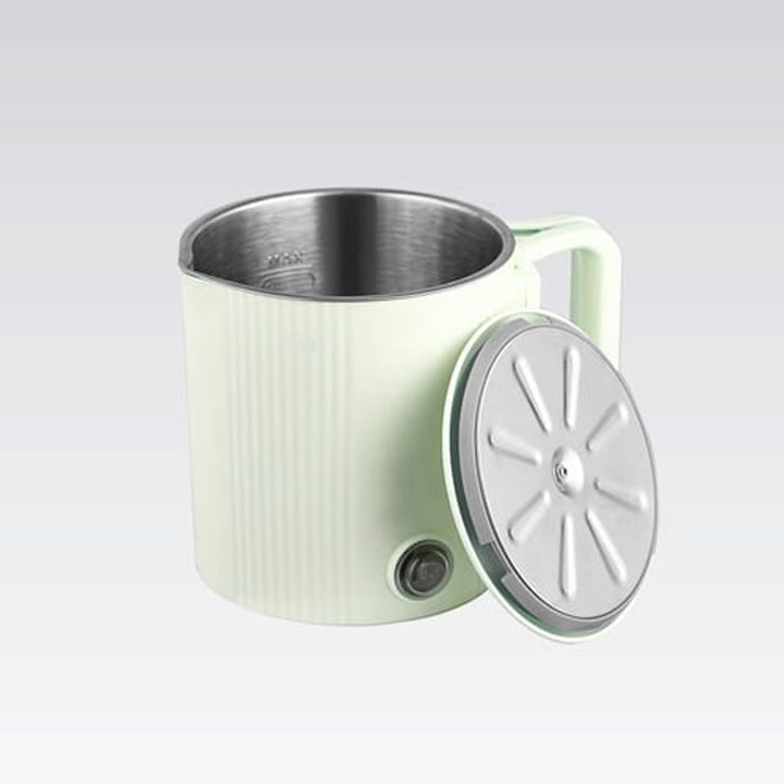 Hervidor eléctrico / olla de viaje Maestro, 2 en 1, capacidad de 0,8 l, potencia de 600 W, asa plegable, selector de voltaje 110 V/230 V, color menta, MR-009-MINT