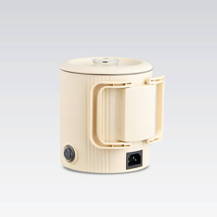 Hervidor eléctrico / olla de viaje Maestro, 2 en 1, capacidad de 0,8 l, potencia de 600 W, asa plegable, selector de voltaje 110 V/230 V, color beige, MR-009-BEIGE