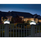 Lámpara LED solar para poste GreenBlue, 60 x 40 mm, cubierta en forma de sobre, GB125, 2 unidades