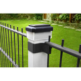 Lámpara LED solar para poste GreenBlue, 60 x 40 mm, cubierta en forma de sobre, GB125, 2 unidades