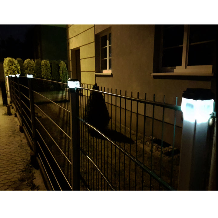 Lámpara LED solar para poste GreenBlue, 60 x 40 mm, cubierta en forma de sobre, GB125, 2 unidades