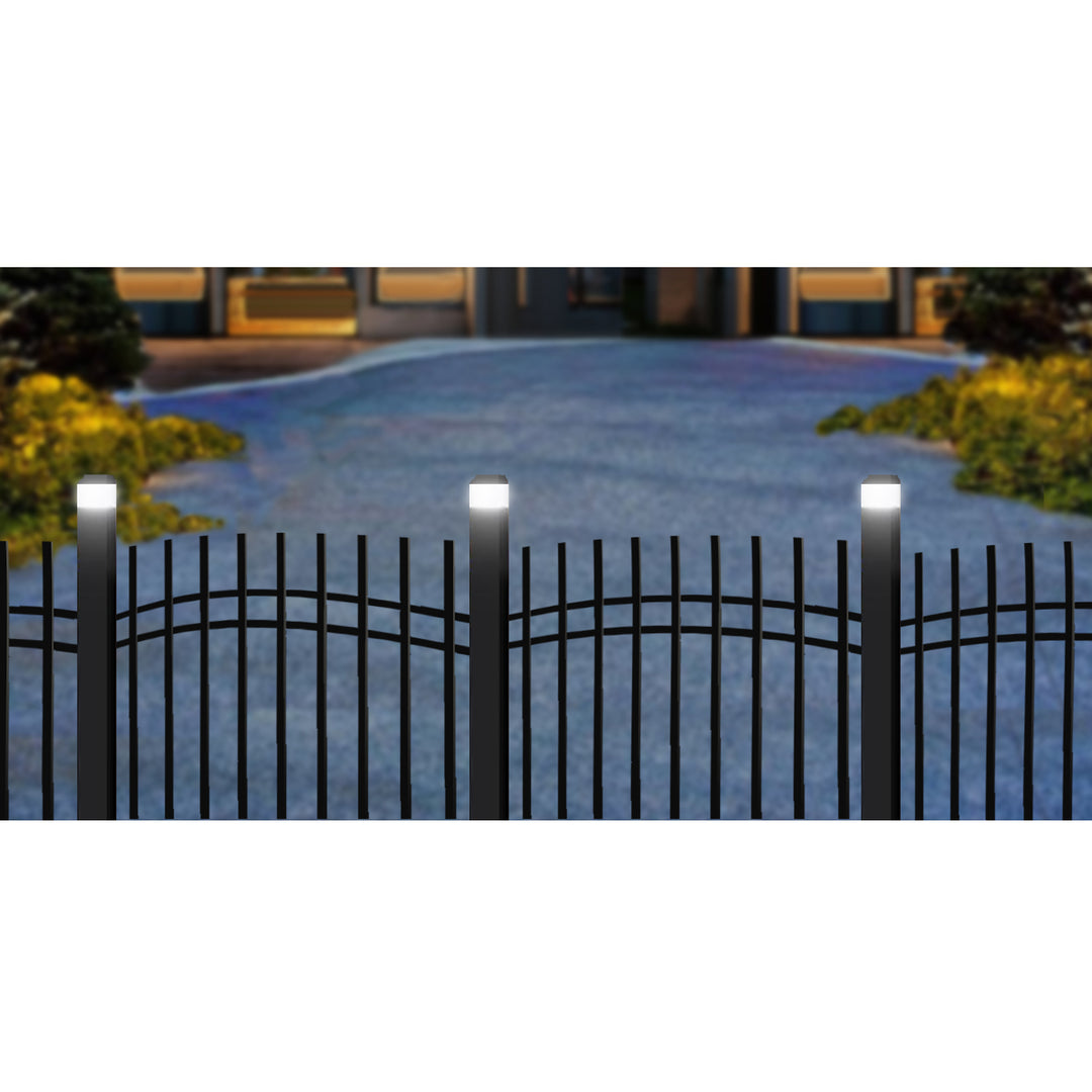Lámpara LED solar para poste GreenBlue, 60 x 40 mm, cubierta en forma de sobre, GB125, 2 unidades