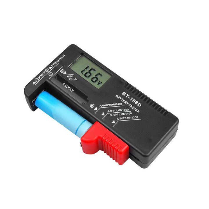 Organizador de pilas GreenBlue GB189 + comprobador digital de pilas y baterías recargables Lamex
