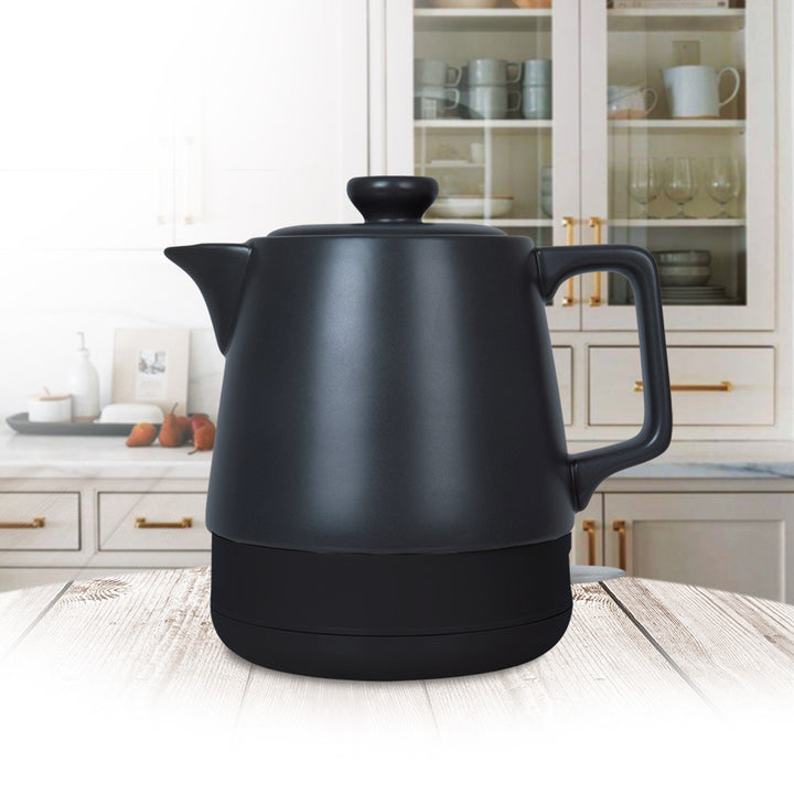 Hervidor de cerámica Maestro, capacidad de 1 l, potencia de 1200 W, color negro, MR-071