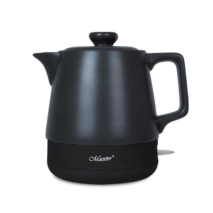 Hervidor de cerámica Maestro, capacidad de 1 l, potencia de 1200 W, color negro, MR-071