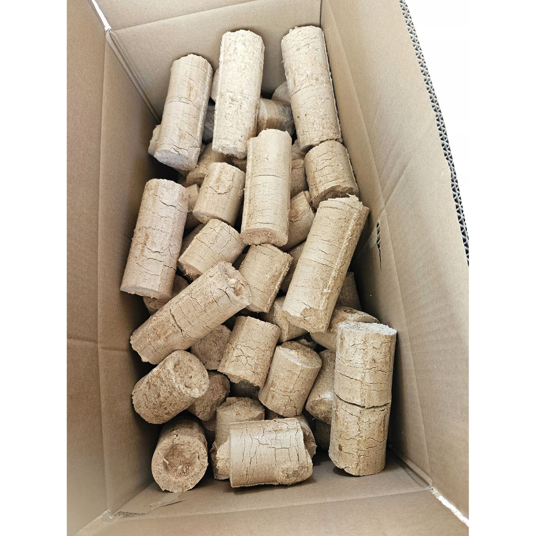 Briquetas para chimenea, de madera de haya, secas, 25 kg, Woodok