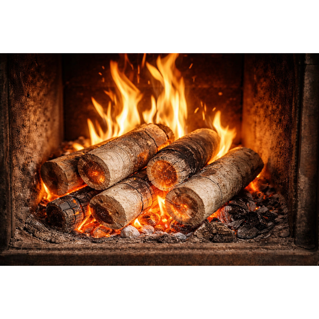 Briquetas para chimenea, de madera de haya, secas, 25 kg, Woodok