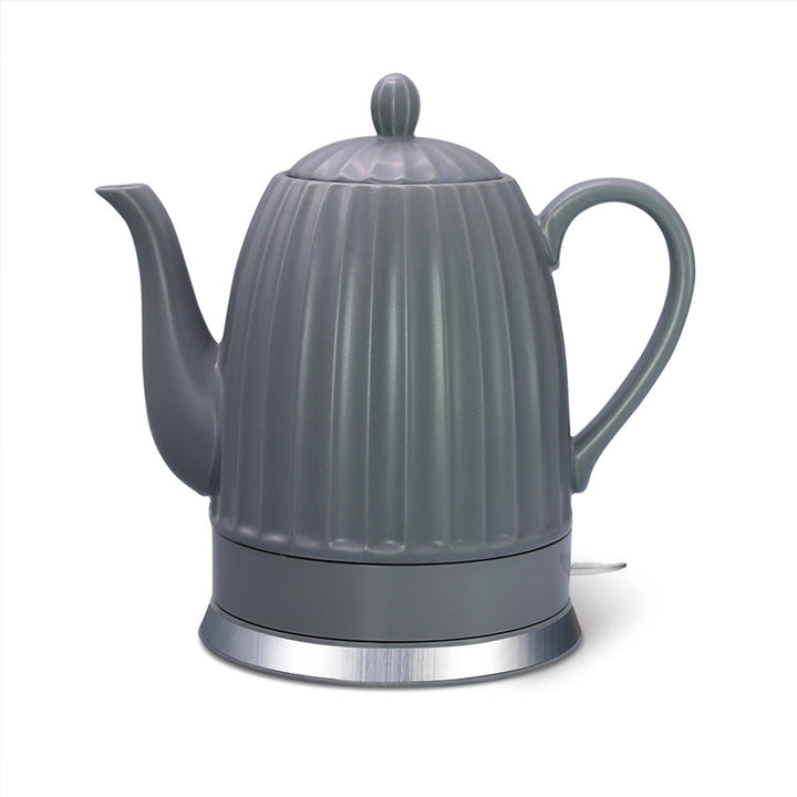 Hervidor eléctrico de cerámica Maestro, color gris, potencia de 1500 W, capacidad de 1,5 l, base giratoria, indicador de nivel de agua, cable de alimentación de 65 cm, MR-077