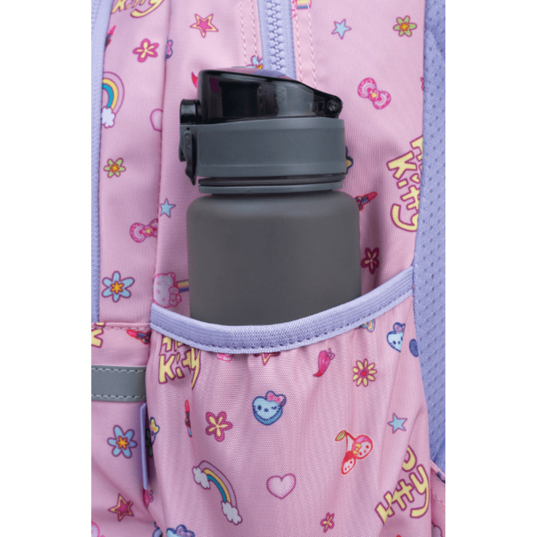 Mochila escolar Hello Kitty Coolpack, tamaño Primo Pro (16"), espalda contorneada y tirantes acolchados, 2 compartimentos principales y un bolsillo para el portátil, base reforzada, F162025