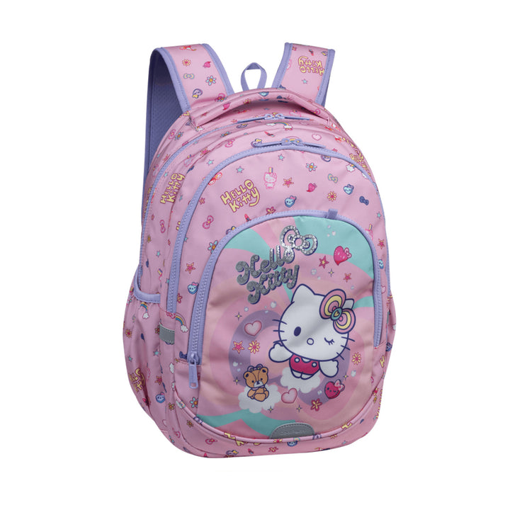 Mochila escolar Hello Kitty Coolpack, tamaño Primo Pro (16"), espalda contorneada y tirantes acolchados, 2 compartimentos principales y un bolsillo para el portátil, base reforzada, F162025